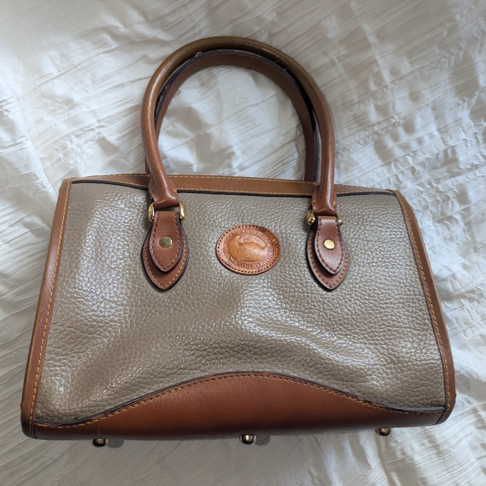 Vintage leather Dooney and Bourke Handbag